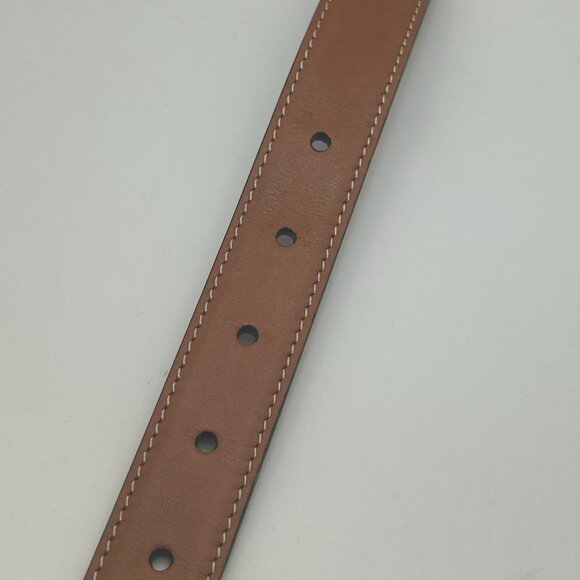 Celine Brown Leather Belt #F-NE-2212 - Picture 4 of 7